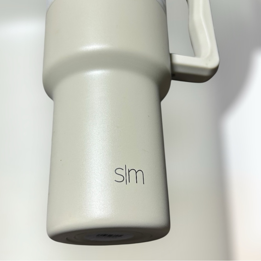 Simple Modern Beige Tumbler with Handle 40oz - Picture 3 of 5